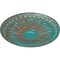 Ekena Millwork Raymond Ceiling Medallion (Fits Canopies up to 5 3/8"), 18"OD x 1 1/4"P, Copper Green Patina CM18RA2CGS - alternate 4